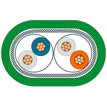 Cabo Ethernet Com Conector Rj45/Rj45 2M 6XV18502HH20 Siemens