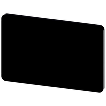 Plaqueta Identificacao Termoplástico Preto 100Pc 17,5X27mm 3SU19000AD160AA0 Siemens