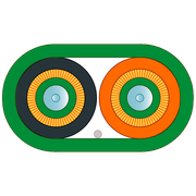 Cordao Optico Om2 Dp Verde St/St 300M 6XV18733AT30 Siemens