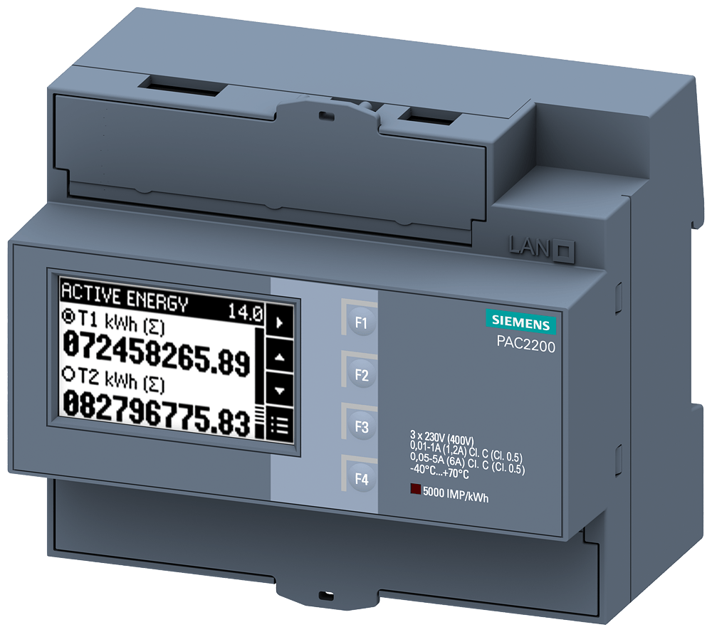Módulo Medicao Modbus 230-400V 7KM22002EA301DA1 Siemens - Dimensional