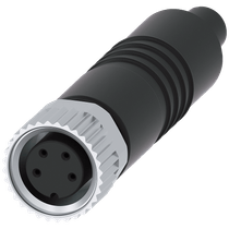 Conector Sensor Reto 4 Pinos Tetrapolar 5M Para Interruptor Acionamento Mag 3SX56013GA05 Siemens