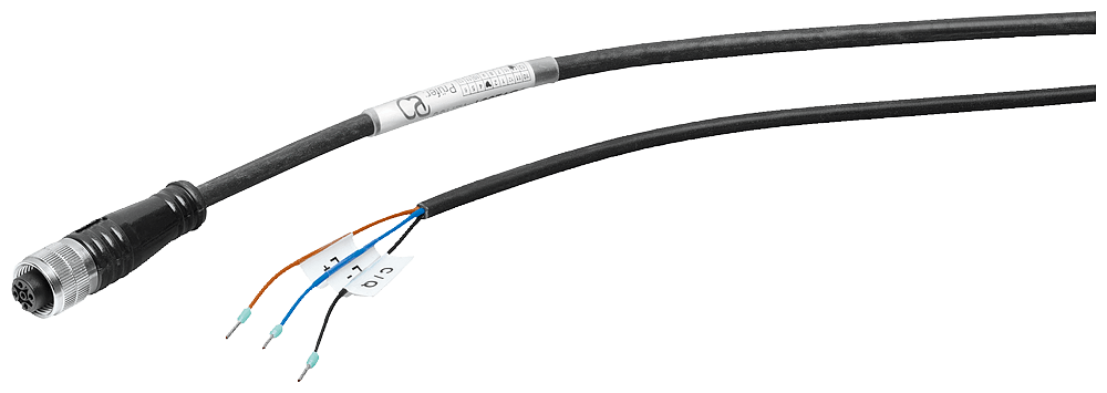 Cabo Femea Cot M8 5M XZCPV1041L5 - Schneider - Dimensional