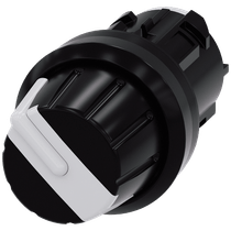 Comutador Seletora Botão Rotativo 4 Posições Branca 22MM Sirius Act 3Su10002As600Aa0 Siemens