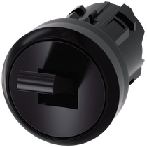 Comutador Alavanca 2 Posições Preto 22mm 75G 3SU10003EA100AA0 Siemens