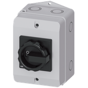 Chave Seccionadora Tetrapolar Fixação Liga e Desliga 32A 690V Com Caixa 3LD22641TC51 Siemens