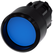 Frontal Botão Redondo Azul 22mm Pulso/Soco 3SU10000CB500AA0 Siemens