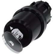 Comutador Chave Ronis 2 Posições Preto 22mm 90G 3SU10005HF010AA0 Siemens