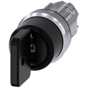 Comutador Chave Ronis 3 Posições Preto 22mm 45G 3SU10504HL010AA0 Siemens
