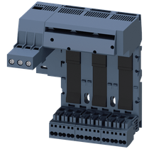 Suporte Sistema Barramento 3 Slots Para Barramento Elétrico 3RA68128AC Siemens