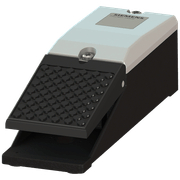 Pedal Comando Simp Aço Mecanismo Acionador Sem Trava Branco e Preto 2Na+2Nf 3SE29031AB20 Siemens