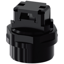 Adaptador Diâmetro 25mm Plástico Preto Conect Botão 3SU19000HY100AA0 Siemens
