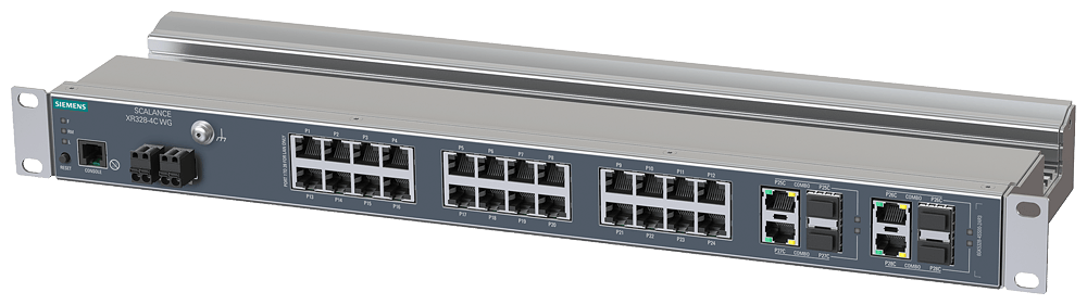 セントラル　インパクト1/10 Switch 10/ 100/1000 Mbit/S 28P Rj45 24V SCALANCEXR3284CWG Siemens