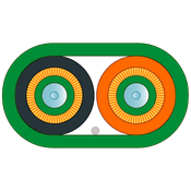 Cordao Optico mm Verde Conector Sc Para Sc 200M 6XV18736AT20 Siemens