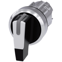 Comutador Iluminado Knob Longo 3 Posições Branco 22mm 45G 3SU10522CM600AA0 Siemens