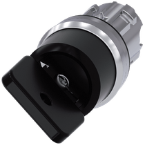 Comutador Chave Ronis 2 Posições Preto 22mm 90G 3SU10504HF210AA0 Siemens