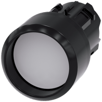 Frontal Botão Redondo Branco 22mm Pulso/Soco 3SU10000CB600AA0 Siemens