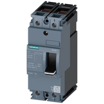 Disjuntor Caixa Moldada Bipolar Térmico/Magnético Fixos 380VCA 125A 55KA Sentron 3Va11125Ed260Aa0 Siemens