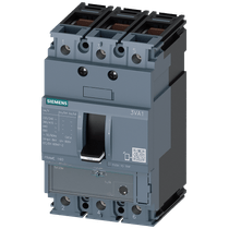 Disjuntor Caixa Moldada Tripolar Térmico/Magnético Fixos 380VCA 125A 55KA Sentron 3Va11125Mh360Aa0 Siemens