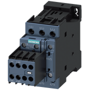 Contator Tripolar 17A 24Vcc 2Na+2Nf 3RT20251BB44 Siemens