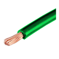 Cabo Flexivel 750V 70 Graus Celsius PVC 2,5mm Verde | Detalhe da ponta do produto