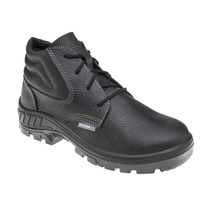 Bota Couro Preta Bidensidade Bico De Plástico Cadarço 95B22BP Tamanho 44 CA 41423 Marluvas