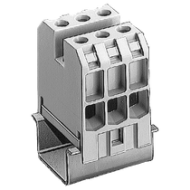 Conector Passagem Termoplástico Bege 76 A 16,00mm2 8WA1304 Siemens