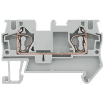 Conector Passagem Poliamida/Cobre Cinza 40 A 4,00mm2 8WH20000AG00 Siemens