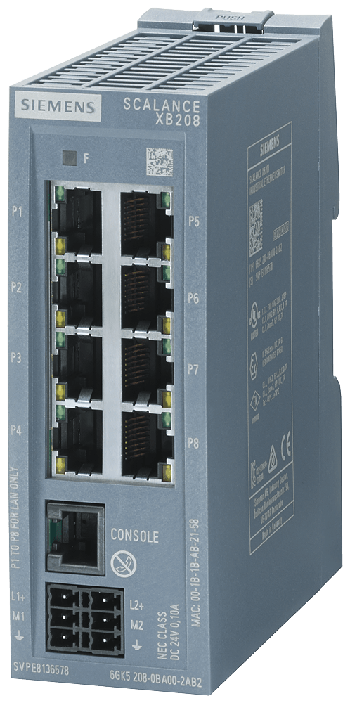 Modulo Scalance 8 Entradas 24Vcc 6GK52080BA002AB2 Siemens