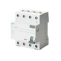 Disjuntor Diferencial Residual Tetrapolar 400V 80A 30Ma Siemens - Imagem ilustrativa na posição frontal