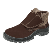 Bota De Segurança Nobuck Velcro Bidensidade Bico De Composite Palmilha Anti Perfurante Marrom Cafe 50B26CBVELC Tamanho 38 CA 41984 Marluvas