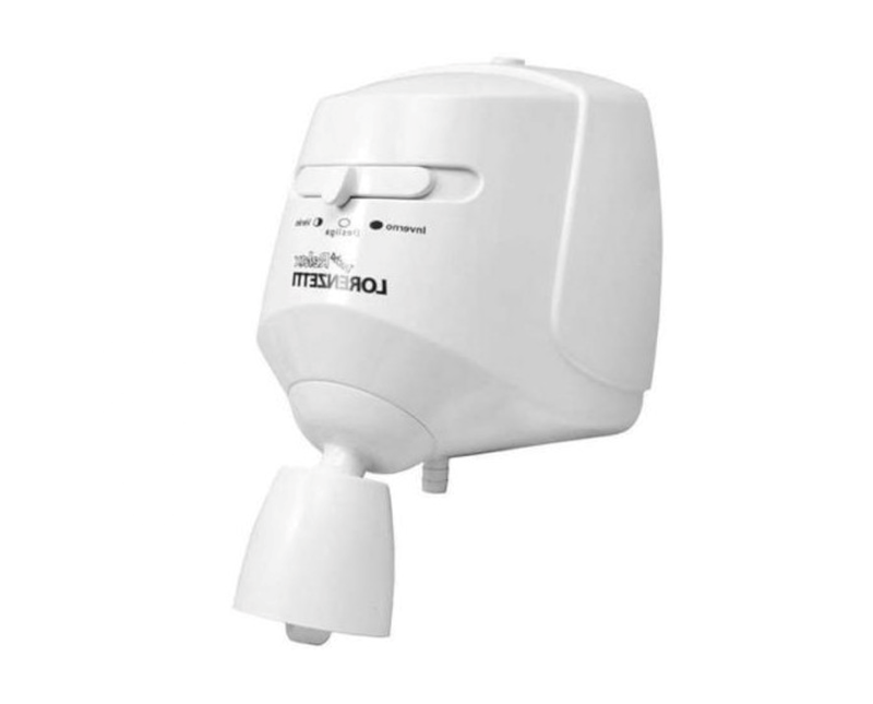 Chuveiro 5500W 127v Branco Ducha Relax 7540112 Lorenzetti | Imagem ilustrativa - Visão geral