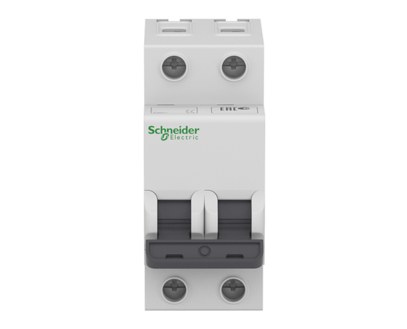 ななな Disjuntor Mini Bipolar 32A 400VCA B 3KA Easy9 Ez9F13232 Schneider