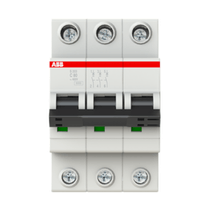 Disjuntor Mini Tripolar 63A 400/440VCA K 10KA S200 S203K63 Abb