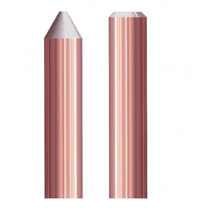 Haste Aterramento Ponta Lisa 5/8" 3000Mm Alta Camada IH1058 Intelli