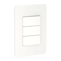 Conjunto 3 Interruptor Simples 10A 250V S71330104 Schneider