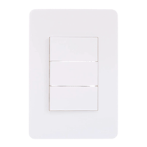 Conjunto 2 Interruptores Simples + 1 Interruptor Par 10A 250V Branco S71335104 Schneider