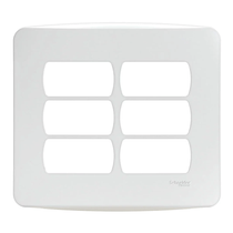 Placa 4X4 6 Postos Miluz S3B77460 Schneider