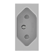 Módulo Tomada Predial Branco Bipolar + Terra 10A S70202174 Schneider