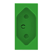 Módulo Tomada Verde Bipolar + Terra 20A S702031G4 Schneider