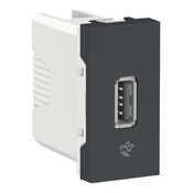 Módulo Tomada USB 2.0 1A 127/220V Grafite S70547094 Schneider