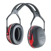 Protetor Concha Peltor Preto e Vermelho X3A XA007709265 3M