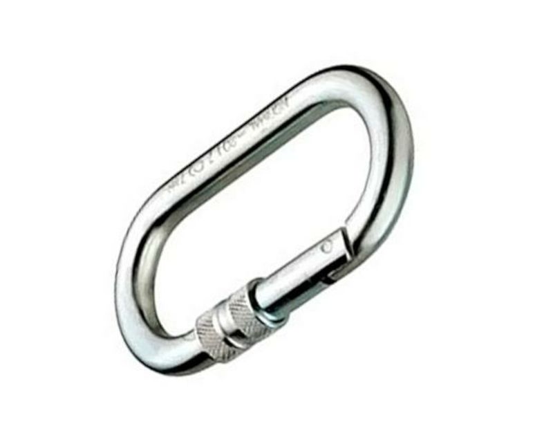 Mosquetão Oval em Aço com Trava Automática HB004594543 3M - Dimensional | Imagem ilustrativa - Visão geral do produto