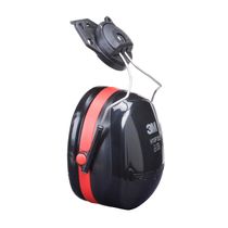 Proteção Concha Acoplado Capacete Aço Preto E Vermelho H10P3E HB004060636 3M