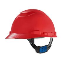Capacete Aba Frontal Vermelha com Suspensão e Jugular H700 HB004571210 3M