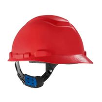 Capacete Aba Frontal Vermelha com Suspensão e Jugular H700 HB004571210 3M