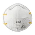 Respirador Descartável Branco Sem Válvula PFF1 8720 3M - Produto ampliado.