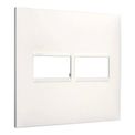 Placa Posto Horizontal 4X4" Branca Pialplus Pial Legrand | Diagonal Esquerda