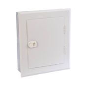 Quadro Distribuição Disjuntor Aço Carbono Branca Embutir 16 100X360X420mm Comando Barramento QDETN II 904311N Pial Legrand