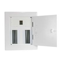 Quadro Distribuição Disjuntor Aço Carbono Branca Embutir 16 100X360X420mm Comando Barramento QDETN II 904311N Pial Legrand