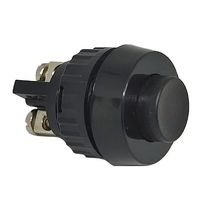 Botão Redondo Preto 15 2 mm 1NA Impulso BI10101ARONYLON Ace Schmersal
